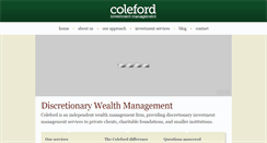 Desktop Screenshot of coleford.net