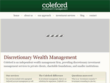 Tablet Screenshot of coleford.net